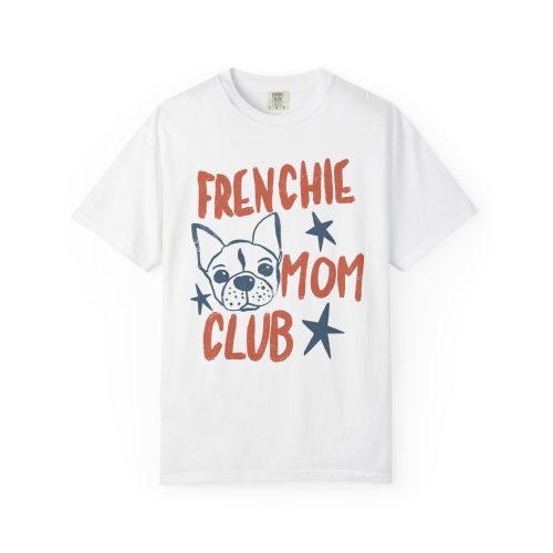 Frenchie Mom Club Shirt, Comfort Colors Tee, French Bulldog Mom Shirt, Dog Mom Graphic Tee, Retro Pet Lover Shirt, Frenchie Gift - Image 26