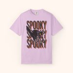 Spooky Cat Shirt Comfort Colors Halloween® Tee Spooky Season Shirt for Women - Image 18