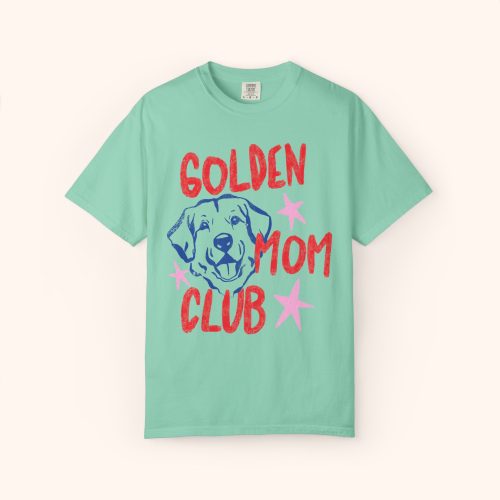 Golden Retriever Mom Club Shirt, Comfort Colors Graphic Tee - Image 10