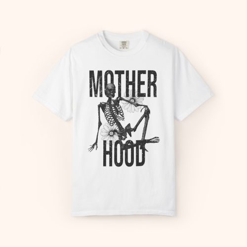 Mother Hood Shirt Comfort Colors, Skeleton Mom Shirt, Funny Mom Shirt, Cool Mom Tee, Motherhood Shirt, Mom Gift - Image 14