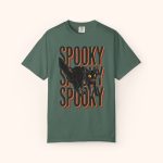 Spooky Cat Shirt Comfort Colors Halloween® Tee Spooky Season Shirt for Women - Image 12