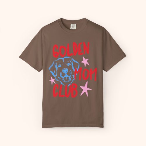 Golden Retriever Mom Club Shirt, Comfort Colors Graphic Tee - Image 22