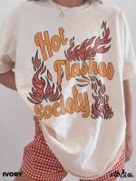 Perimenopause Shirt, Hot Flashes Society Tee, Funny Millennial Mom Shirt, Comfort Colors - Image 7