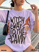 Retro Halloween Shirt Funny Witch Halloween Shirt, Witch Way to the Candy Tee, Vintage Halloween T Shirt, Spooky Candy Shirt