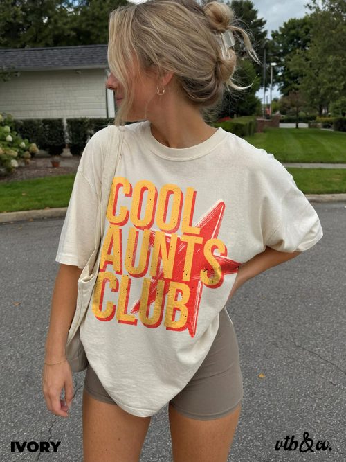 Cool Aunts Club Shirt Comfort Colors® Auntie Shirt, Cool Aunt Shirt - Image 2