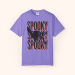 Spooky Cat Shirt Comfort Colors Halloween® Tee Spooky Season Shirt for Women - Image 21
