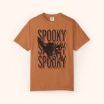 Spooky Cat Shirt Comfort Colors Halloween® Tee Spooky Season Shirt for Women - Image 22